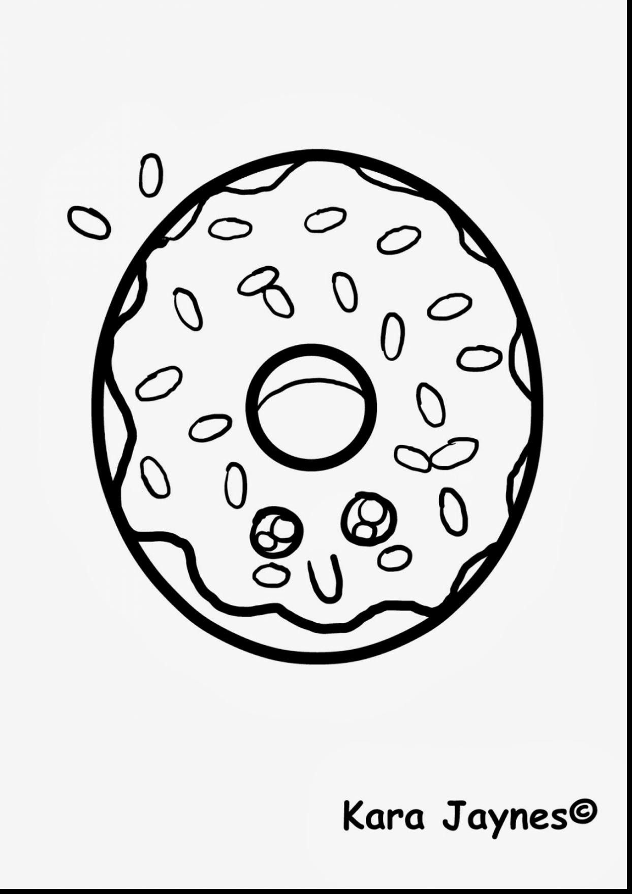 Donut Coloring Pages Free Printable 46