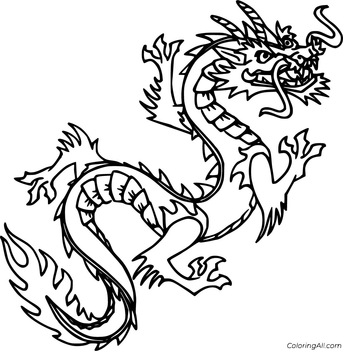 Dragon Coloring Pages for Adults Unique 10