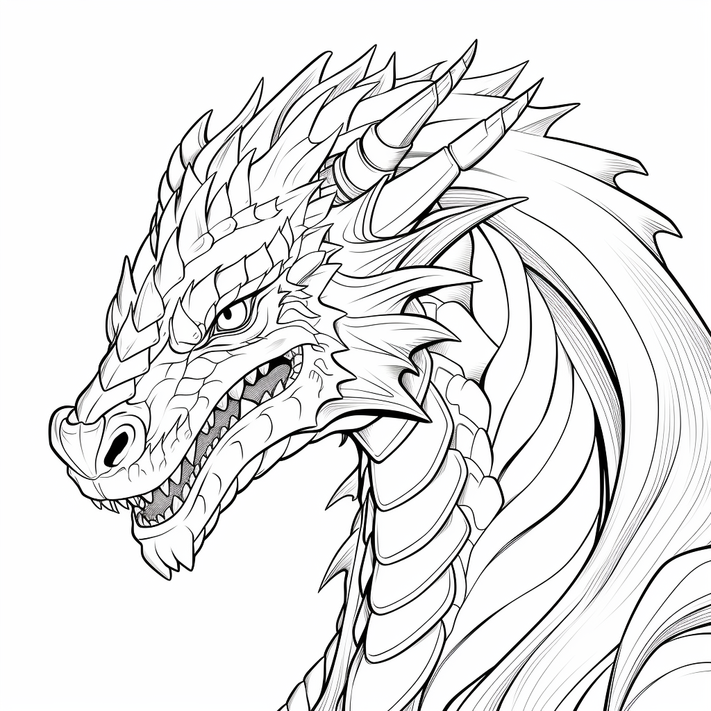 Dragon Coloring Pages for Adults Unique 13