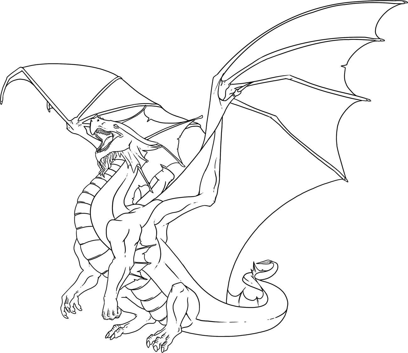 Dragon Coloring Pages for Adults Unique 158