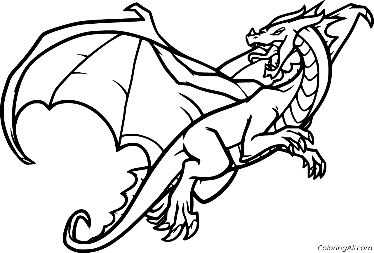 Dragon Coloring Pages for Adults Unique 161