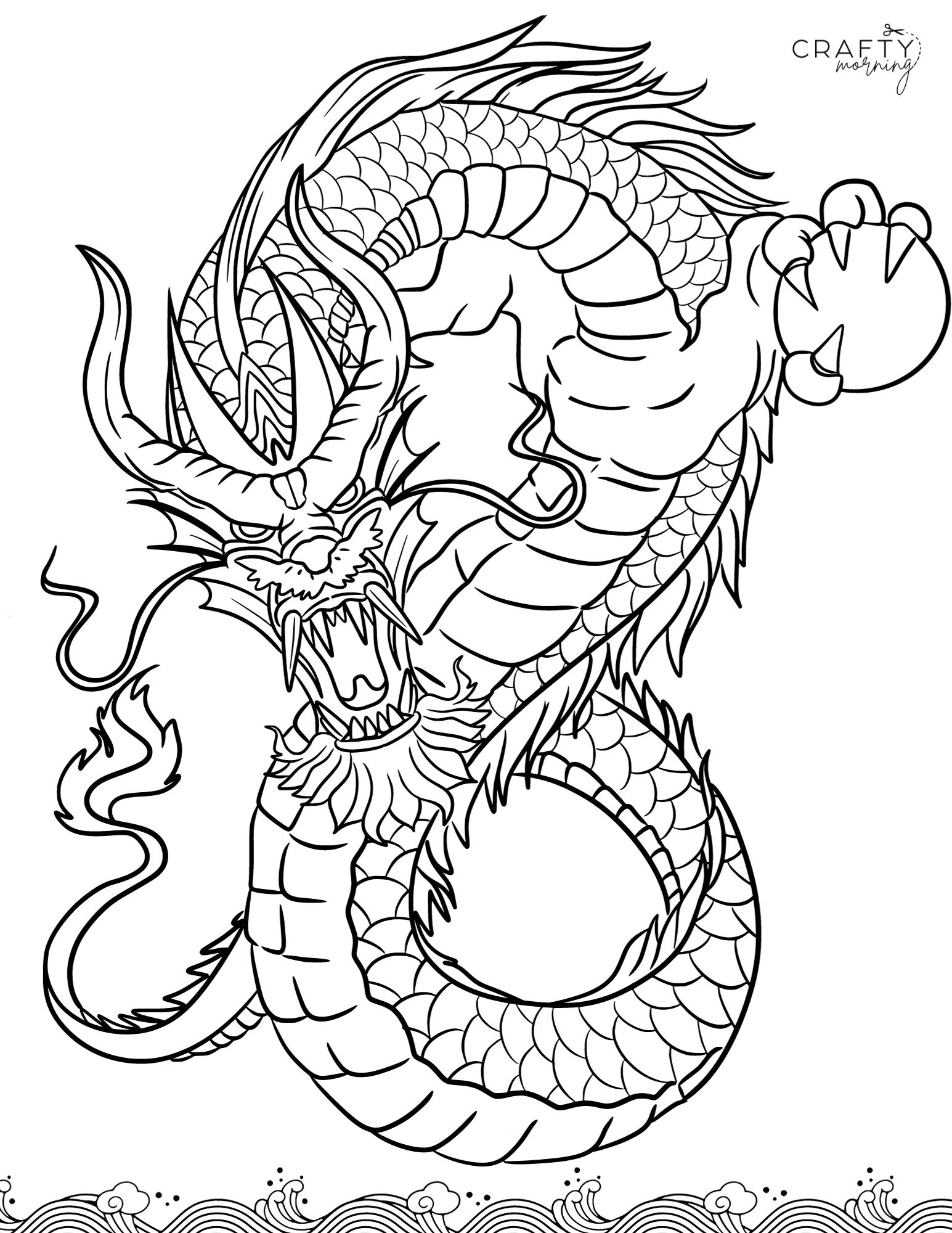 Dragon Coloring Pages for Adults Unique 164