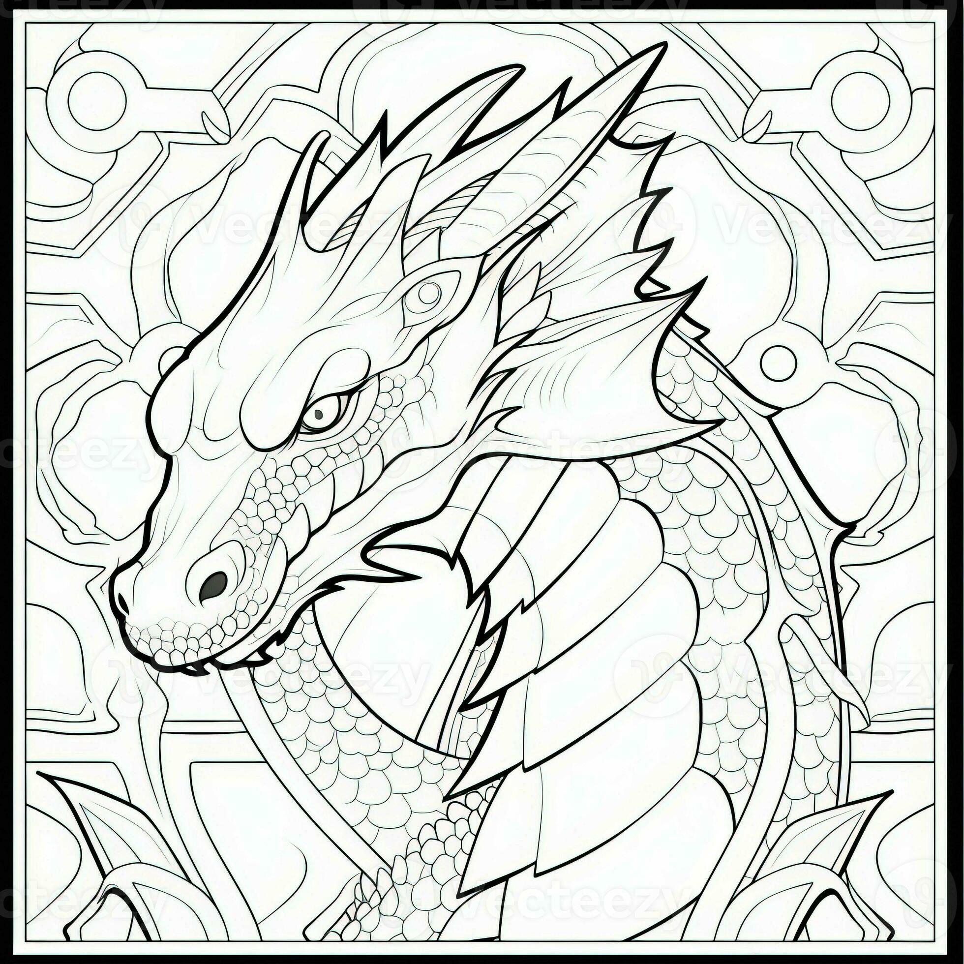 Dragon Coloring Pages for Adults Unique 165