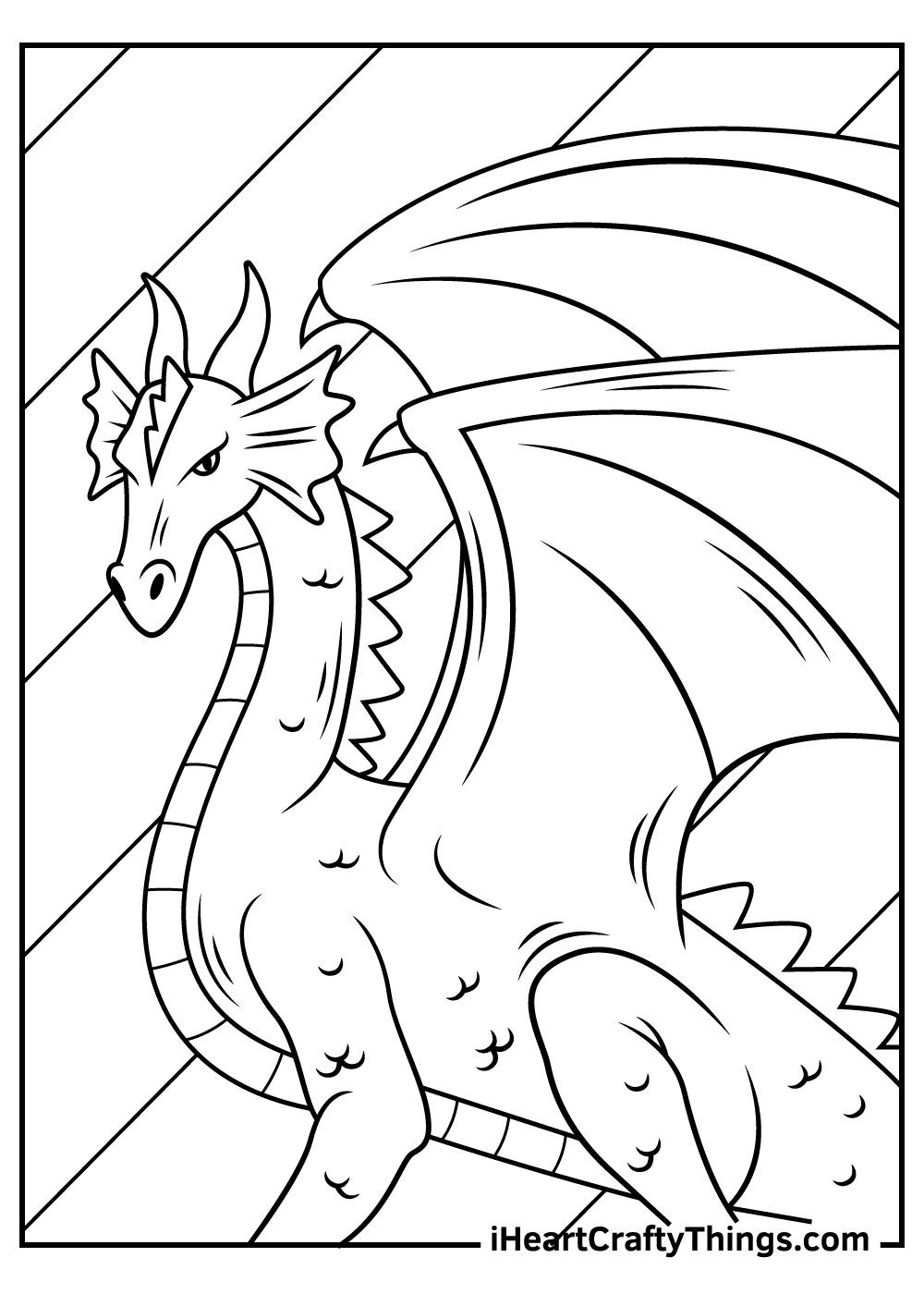 Dragon Coloring Pages for Adults Unique 166