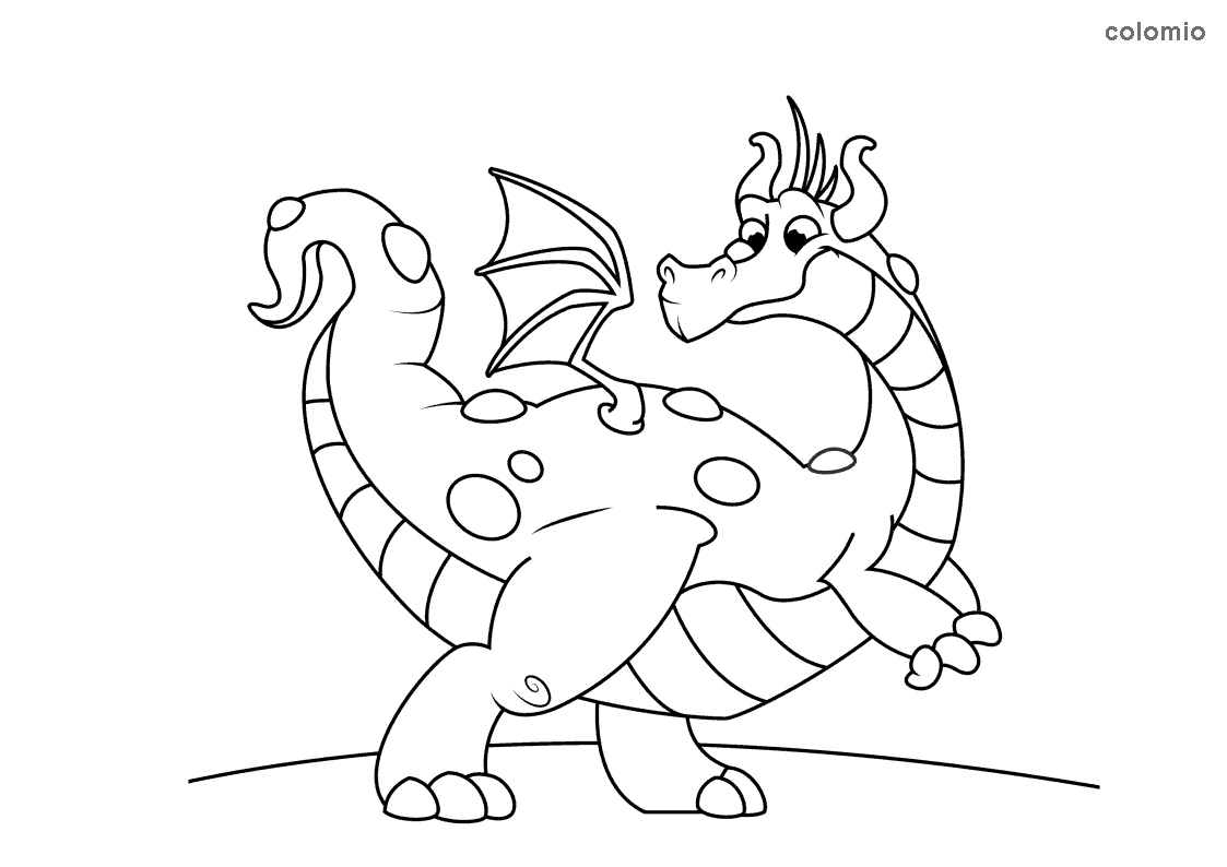 Dragon Coloring Pages for Adults Unique 167