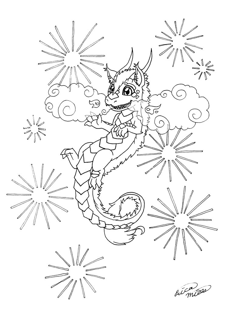Dragon Coloring Pages for Adults Unique 2