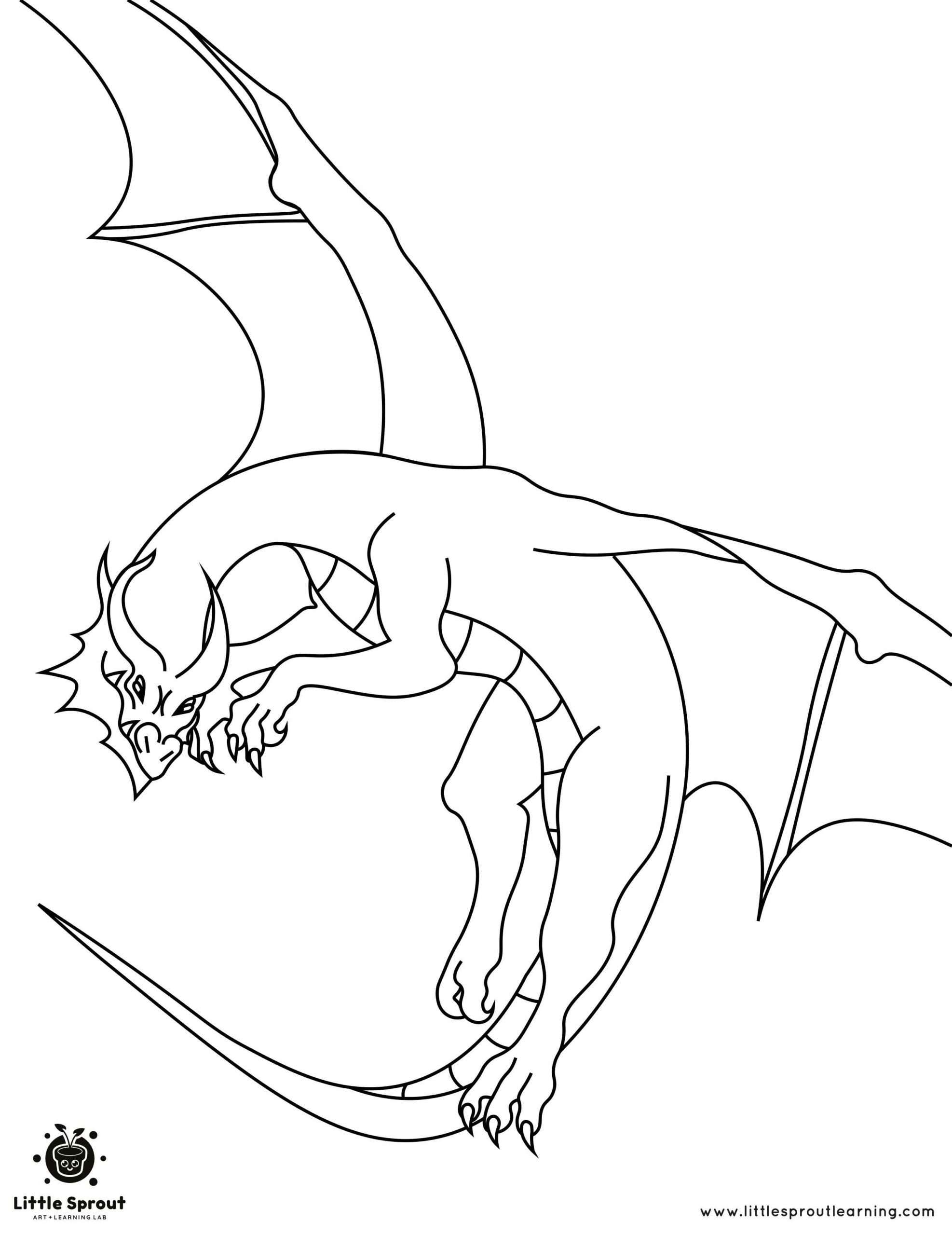 Dragon Coloring Pages for Adults Unique 20