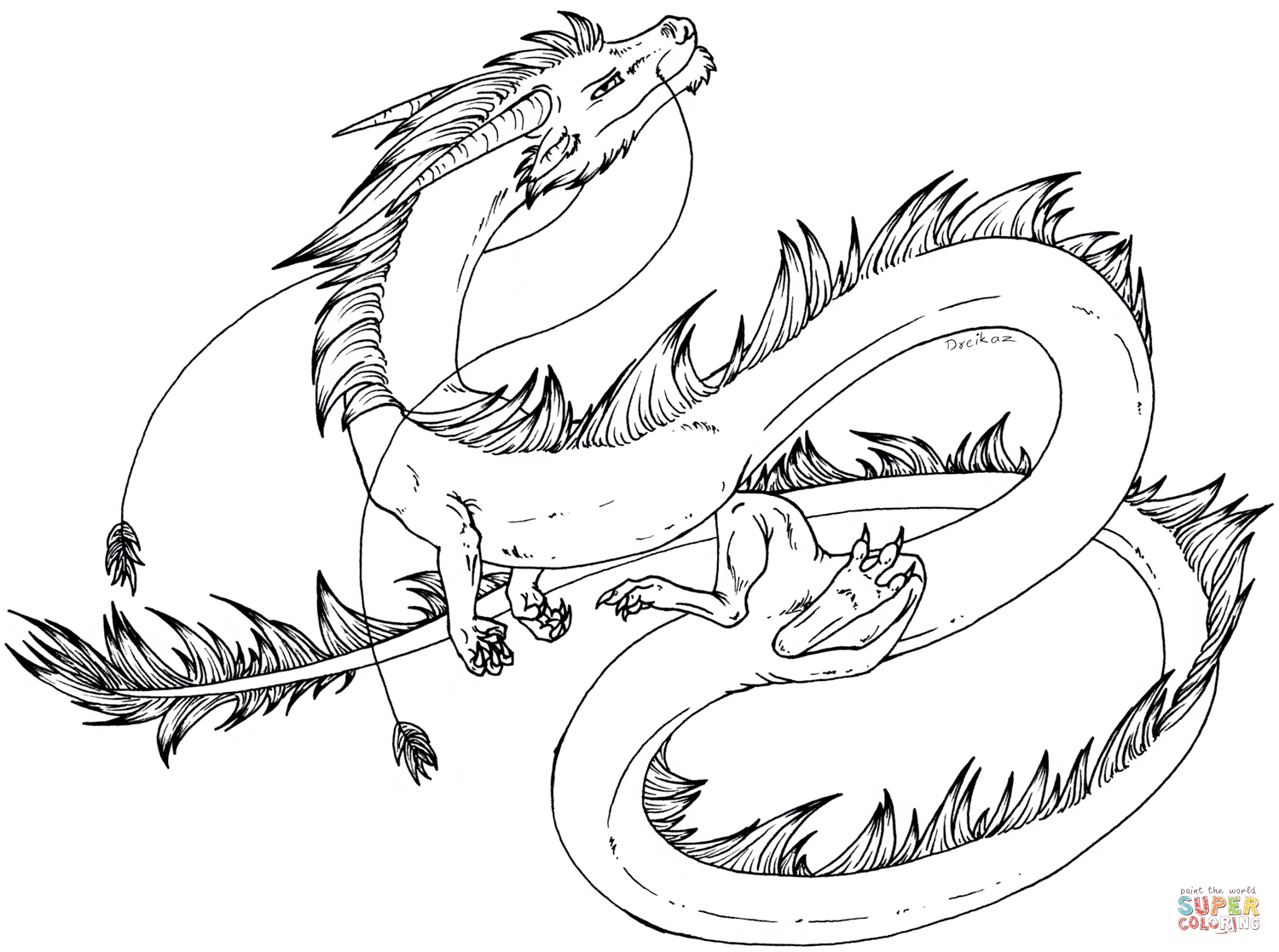 Dragon Coloring Pages for Adults Unique 21