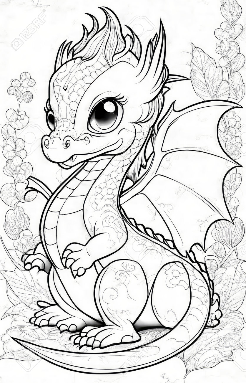 Dragon Coloring Pages for Adults Unique 69