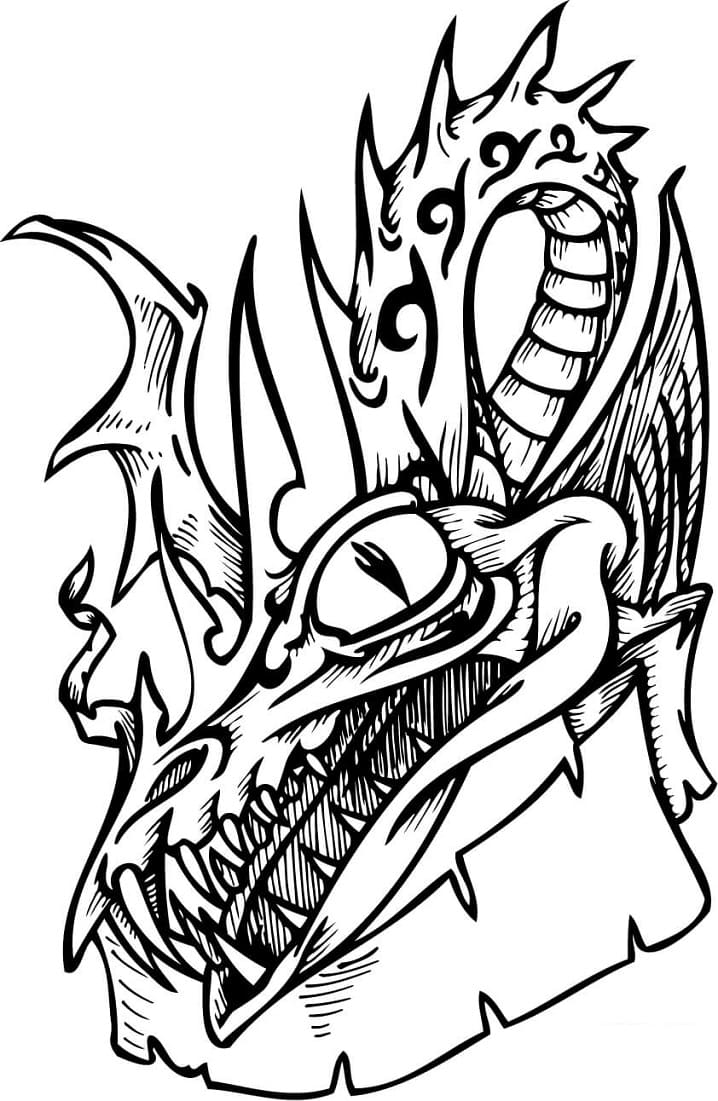 Dragon Coloring Pages for Adults Unique 73