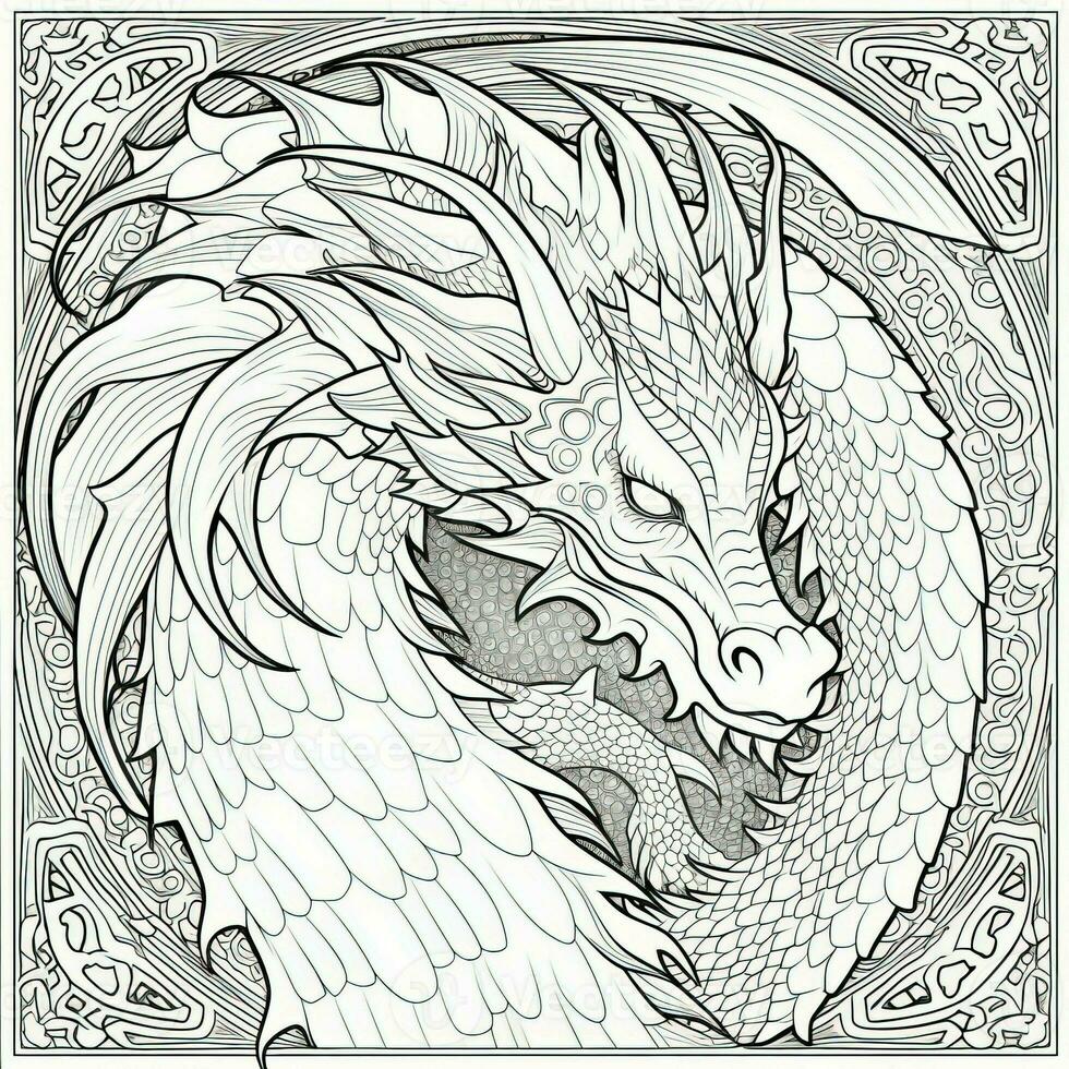 Dragon Coloring Pages for Adults Unique 75