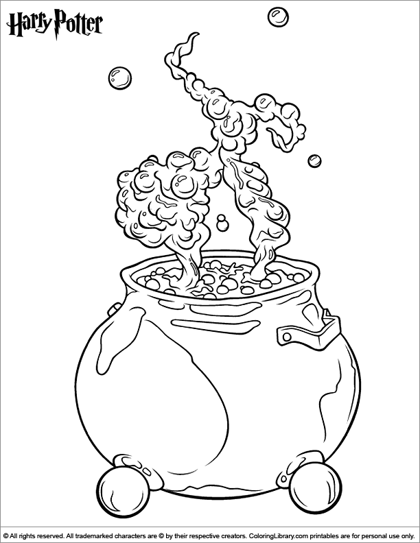 Harry Potter Coloring Pages Printables 10