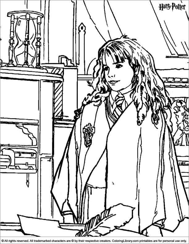 Harry Potter Coloring Pages Printables 13