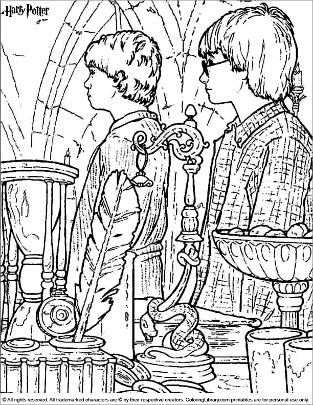 Harry Potter Coloring Pages Printables 5