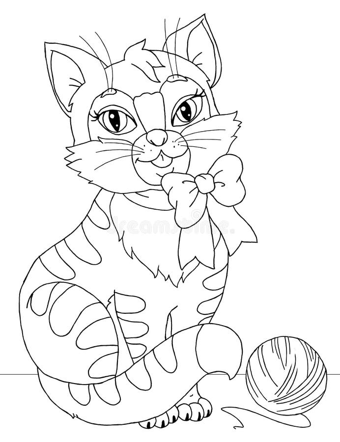 Kitten Coloring Pages Free Printable 112