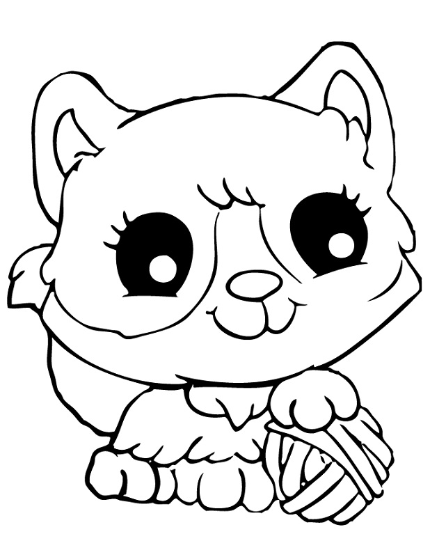 Kitten Coloring Pages Free Printable 118