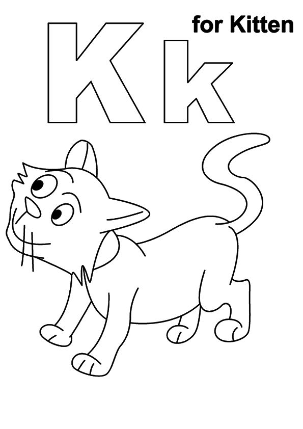 Kitten Coloring Pages Free Printable 17