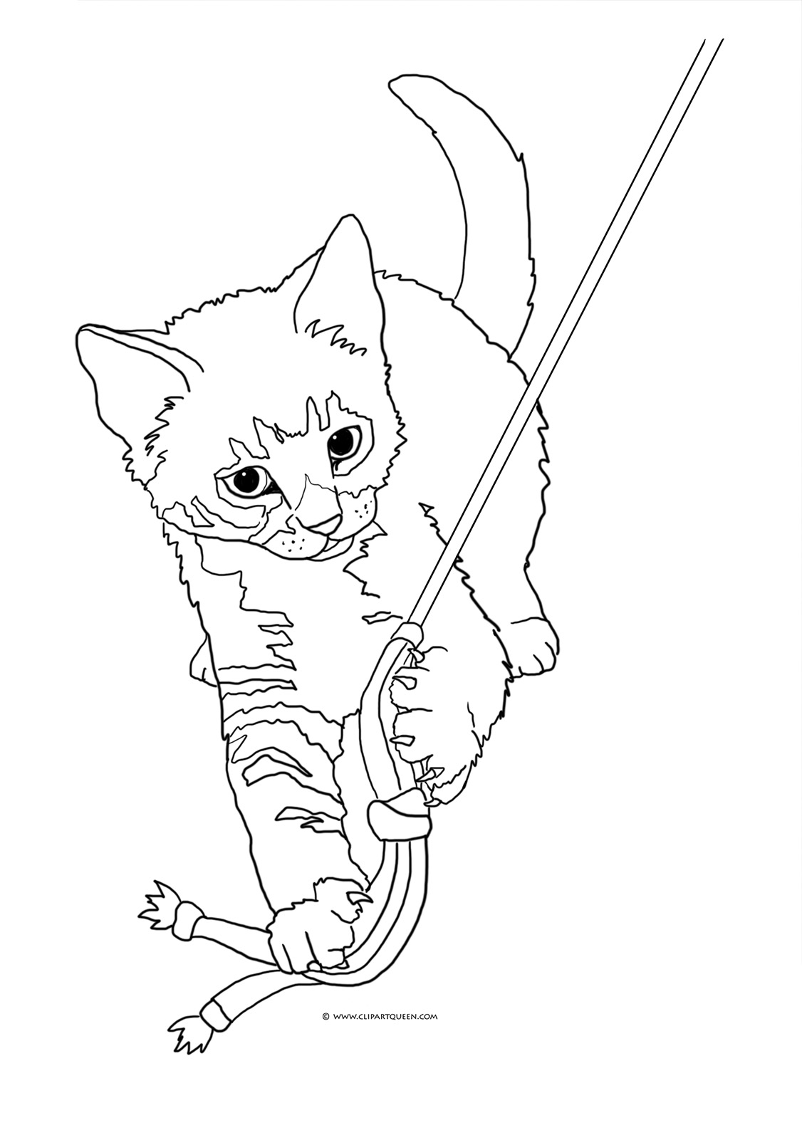 Kitten Coloring Pages Free Printable 24