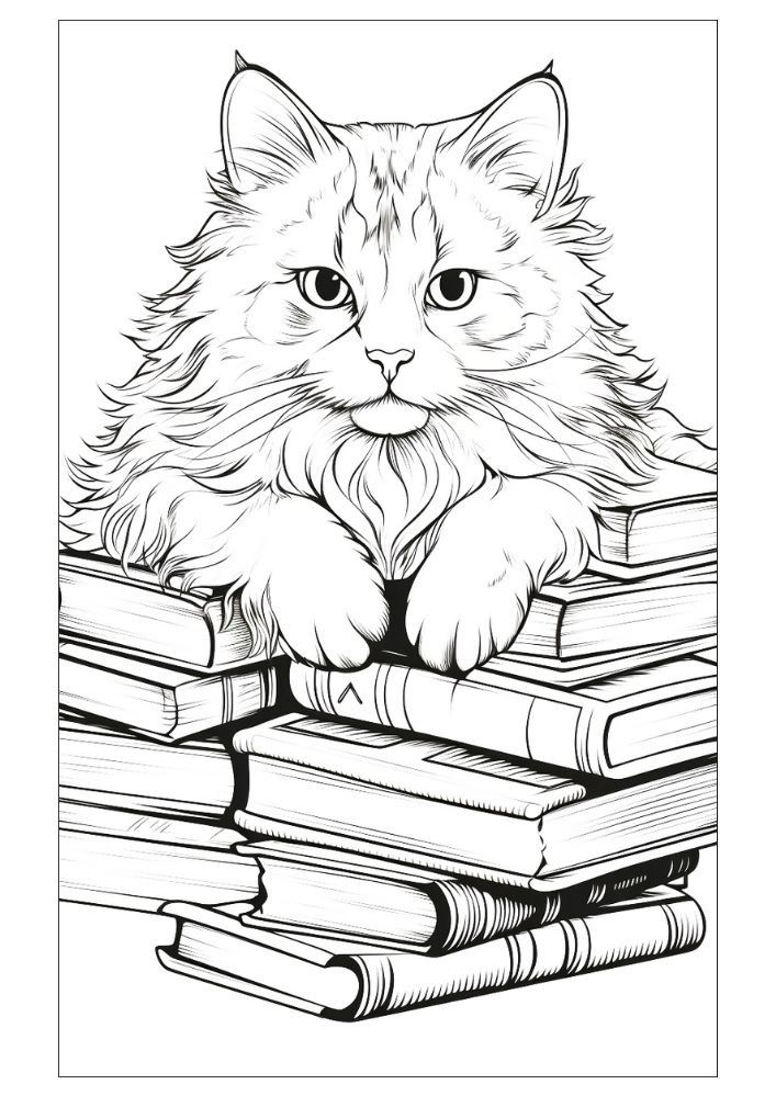 Kitten Coloring Pages Free Printable 67