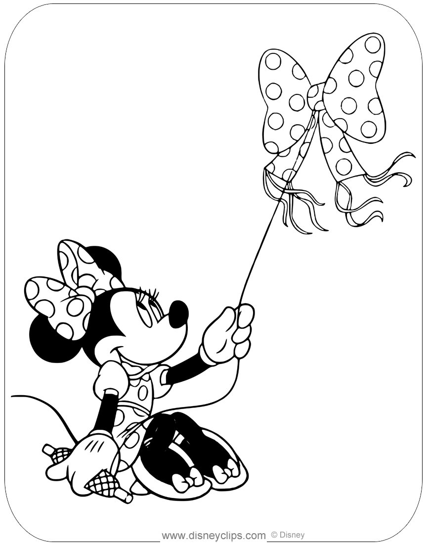 Minnie Mouse Coloring Pages Printables 35