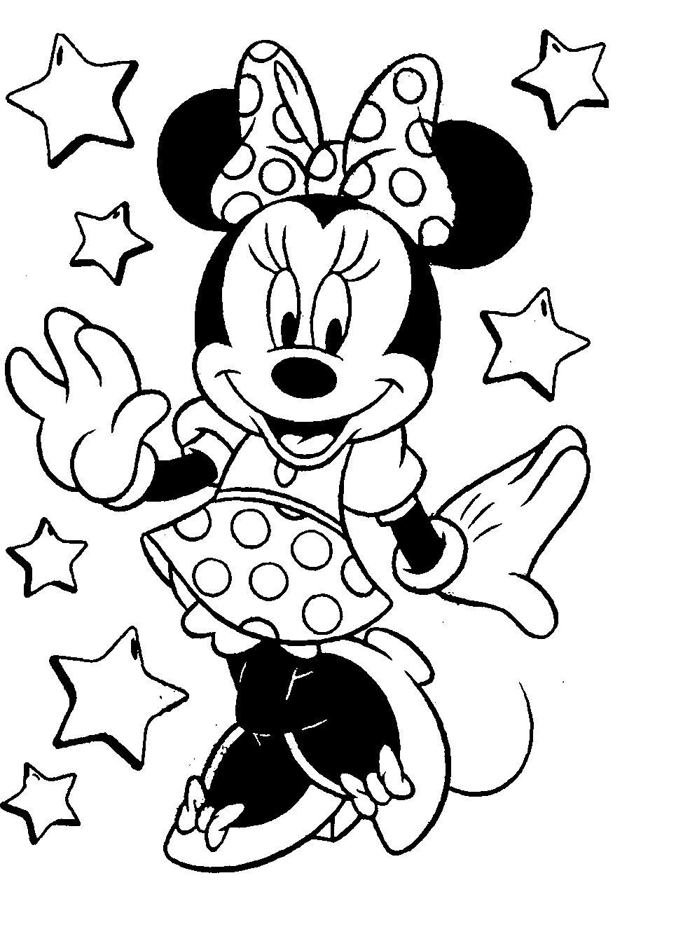 Minnie Mouse Coloring Pages Printables 36