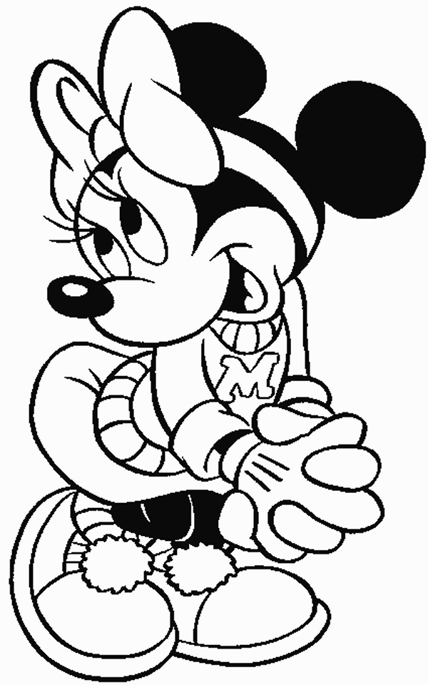 Minnie Mouse Coloring Pages Printables 37