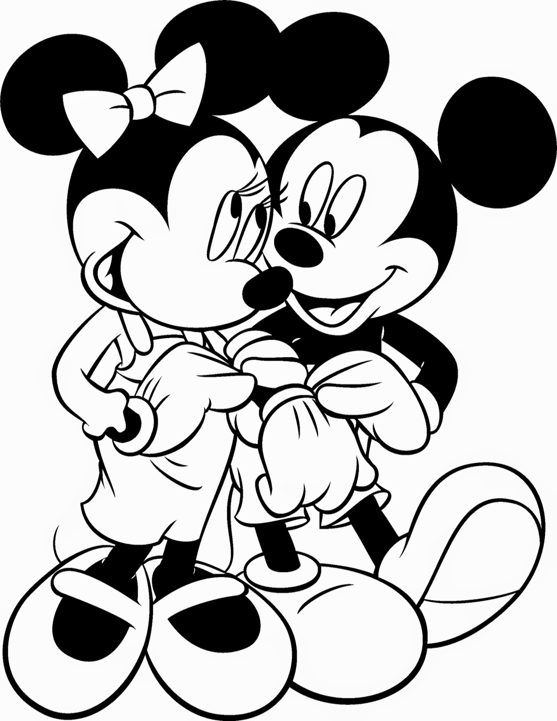 Minnie Mouse Coloring Pages Printables 38