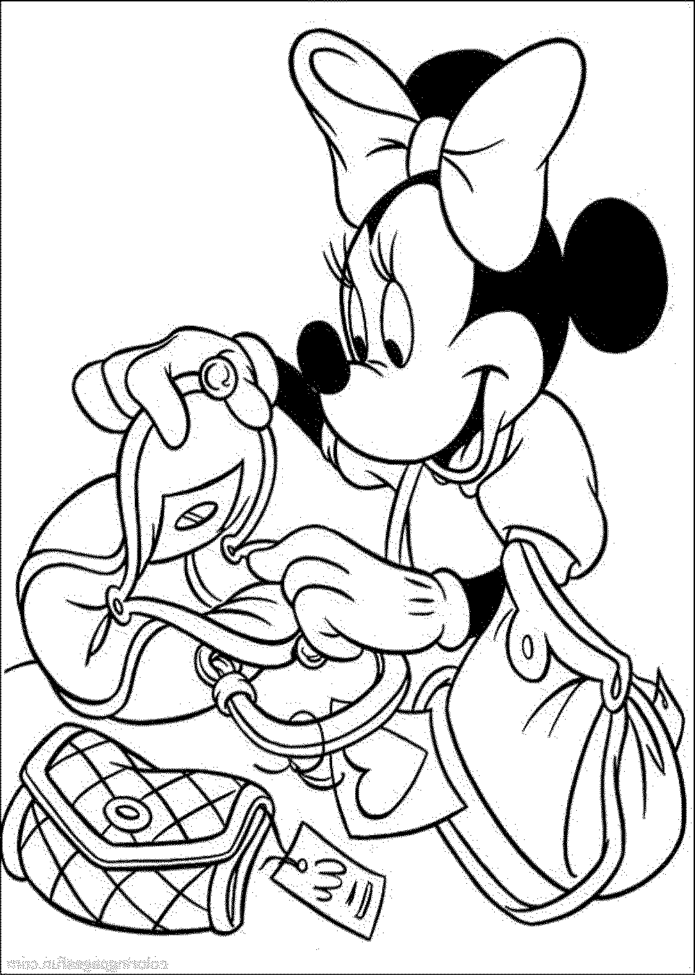 Minnie Mouse Coloring Pages Printables 84