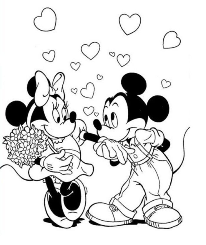 Minnie Mouse Coloring Pages Printables 87