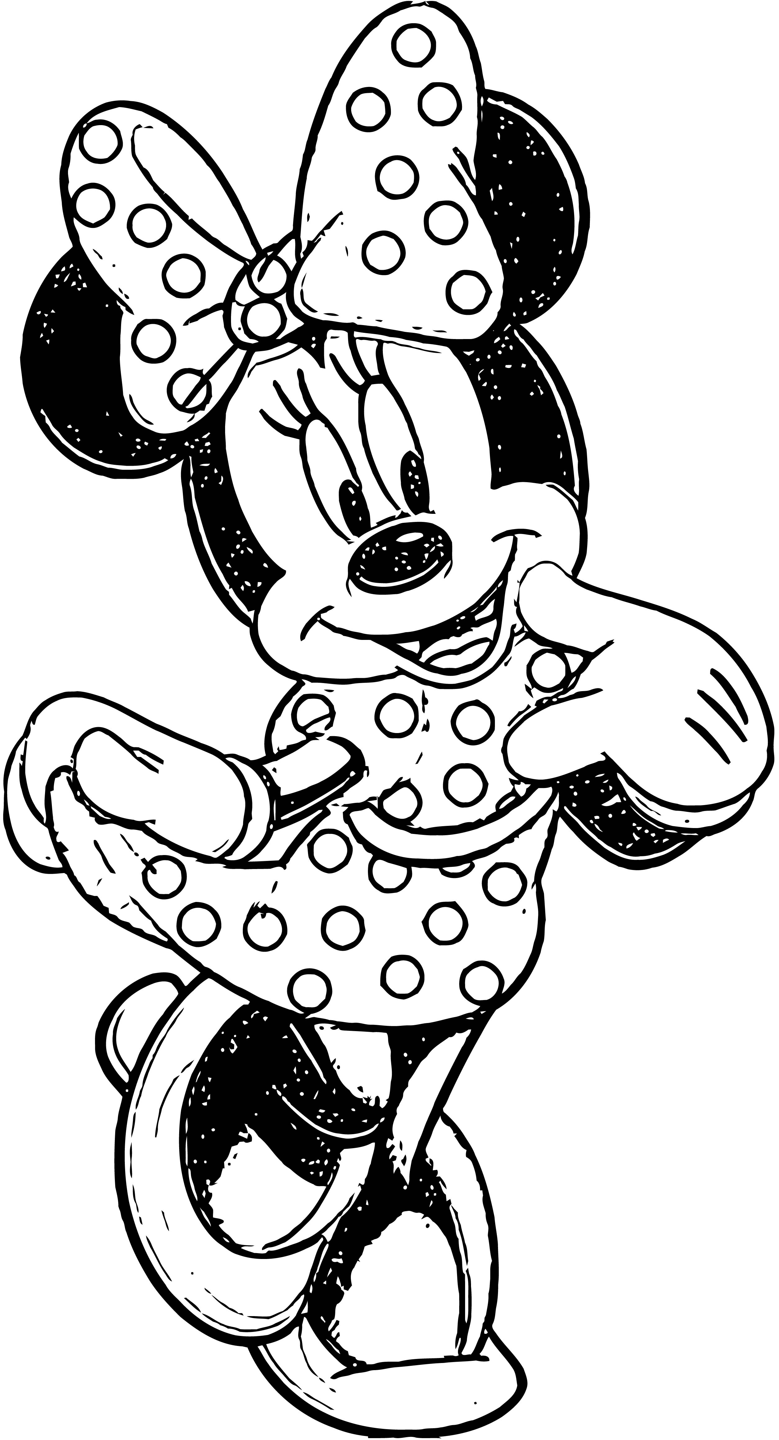 Minnie Mouse Coloring Pages Printables 89