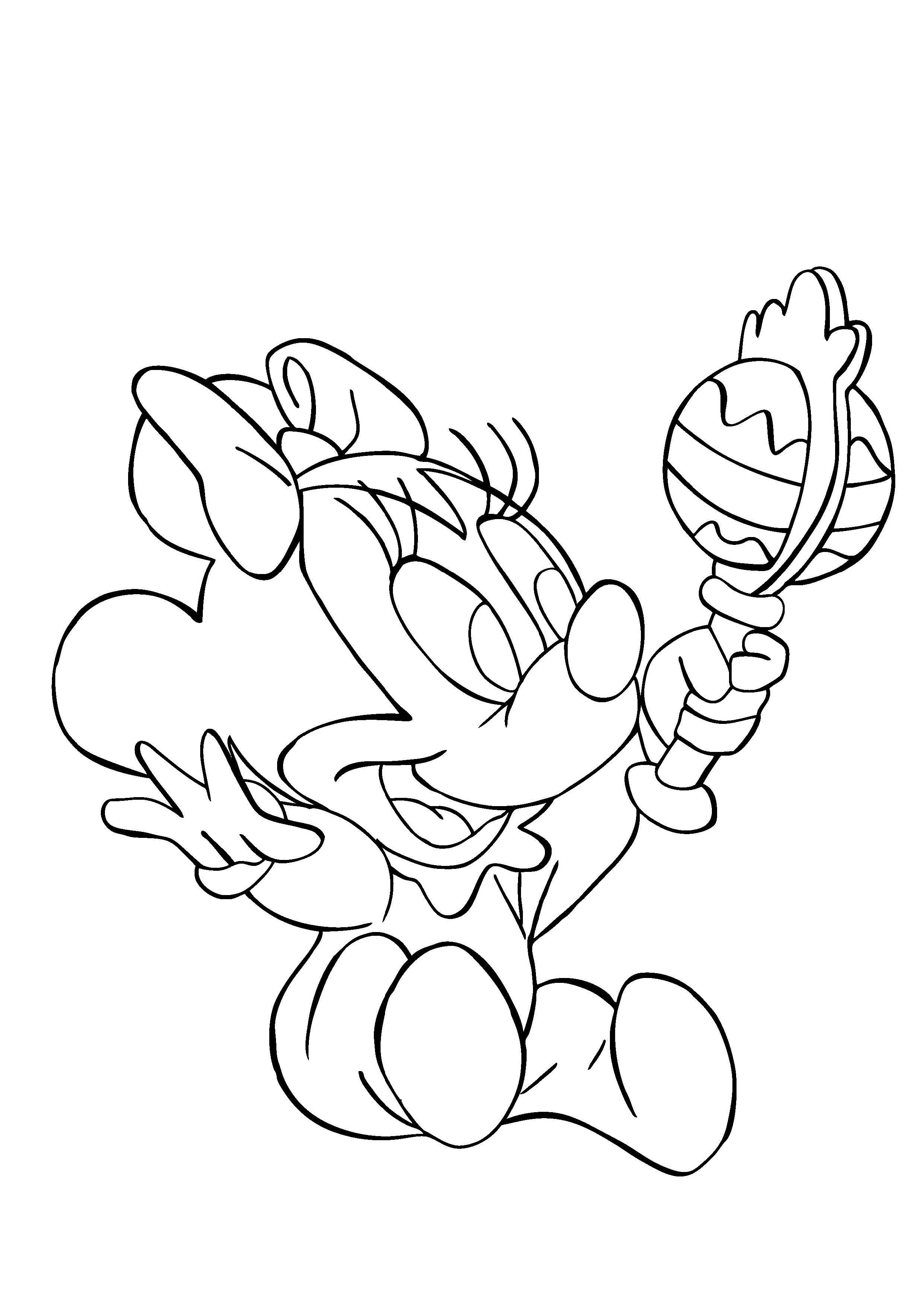 Minnie Mouse Coloring Pages Printables 92