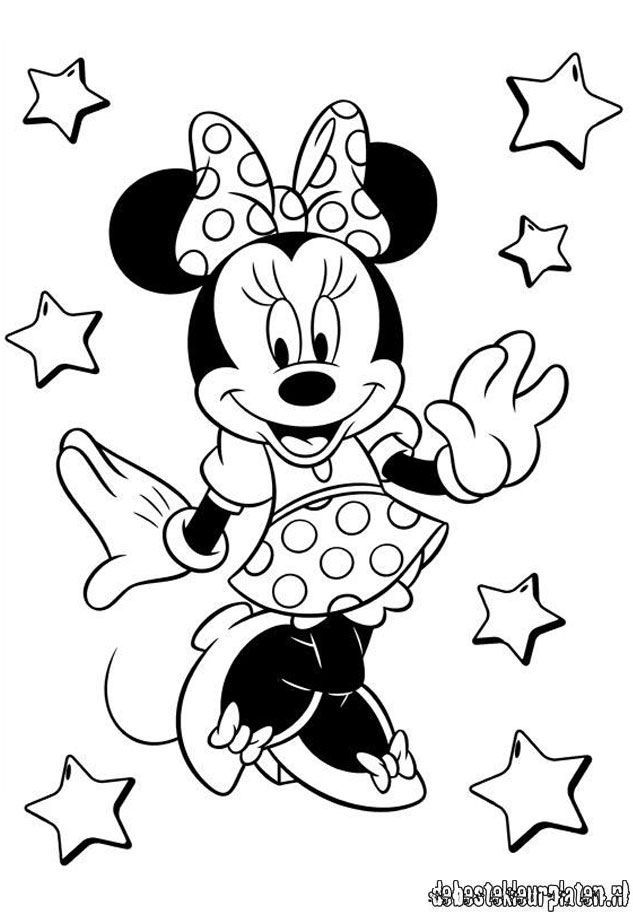 Minnie Mouse Coloring Pages Printables 97