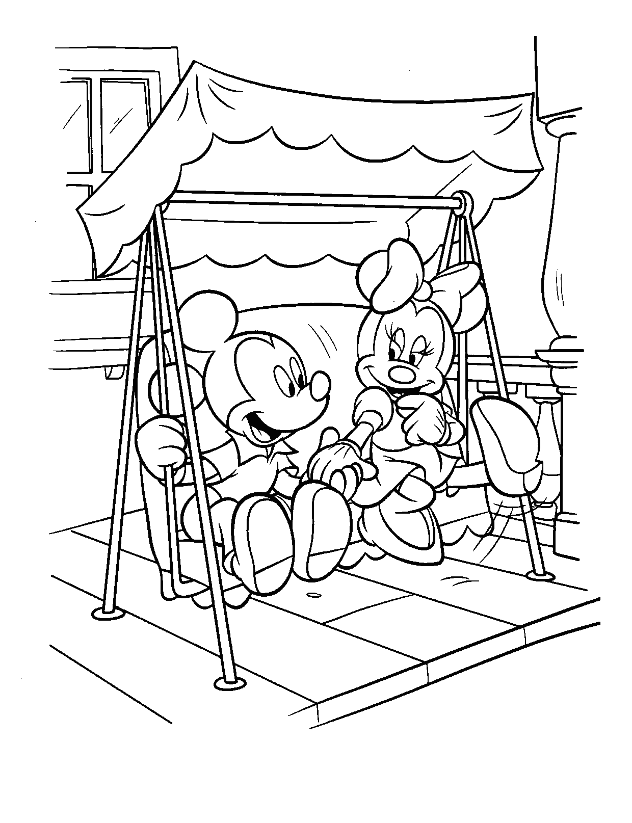 Minnie Mouse Coloring Pages Printables 98