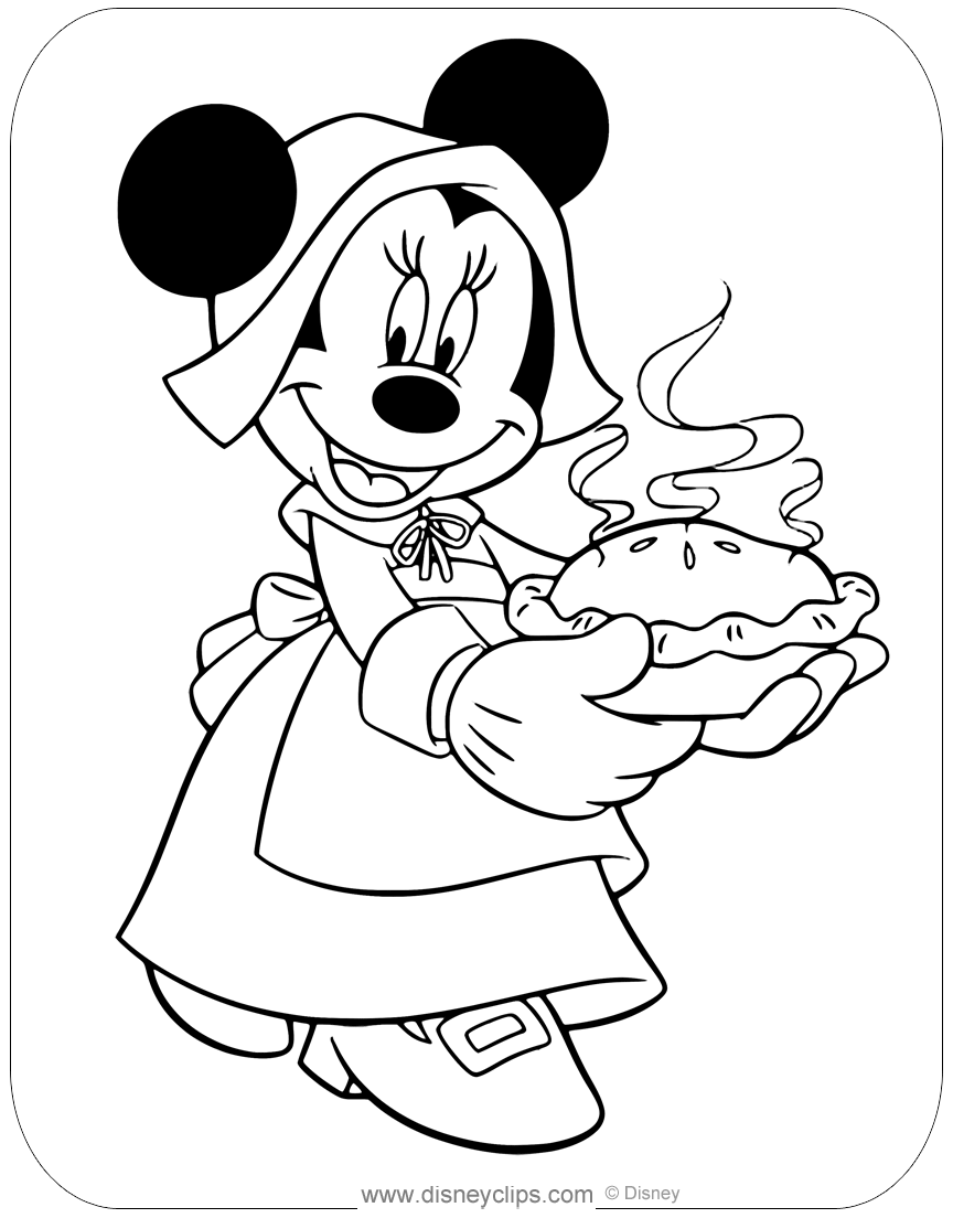 Minnie Mouse Coloring Pages Printables 99