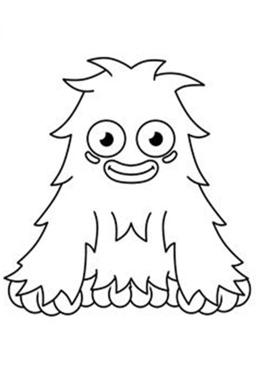 Monster Coloring Pages Printables 106