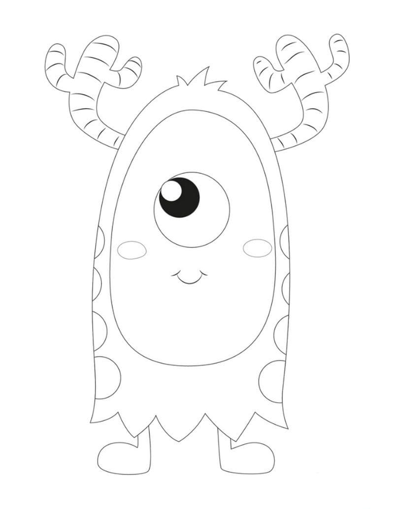 Monster Coloring Pages Printables 138