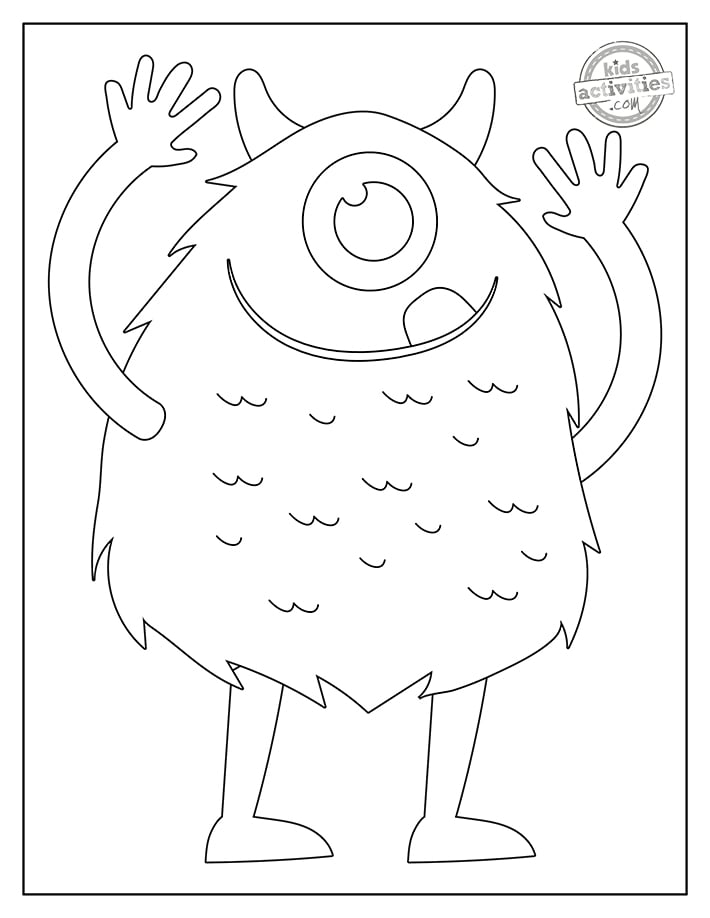 Monster Coloring Pages Printables 140