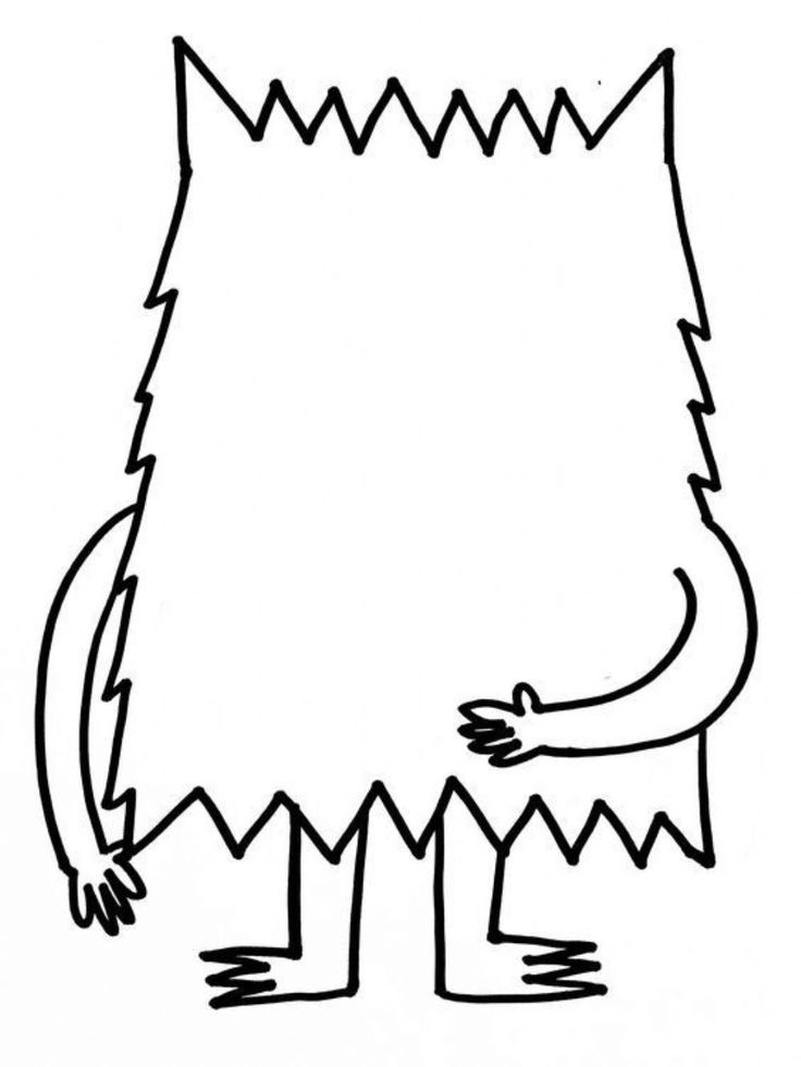 Monster Coloring Pages Printables 155