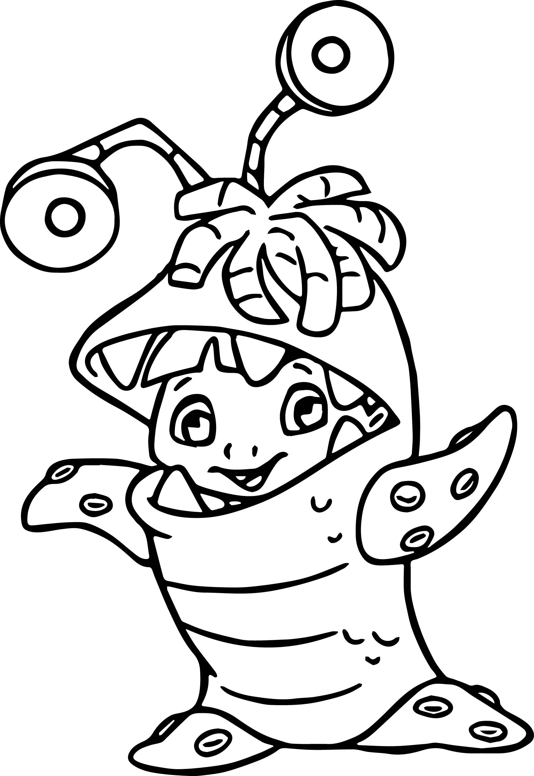 Monster Coloring Pages Printables 7