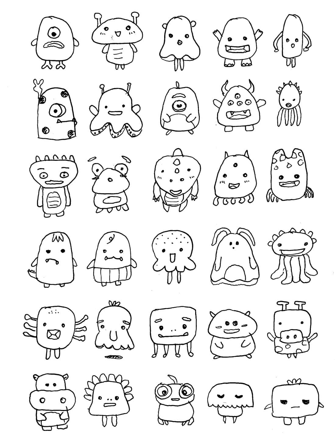 Monster Coloring Pages Printables 77