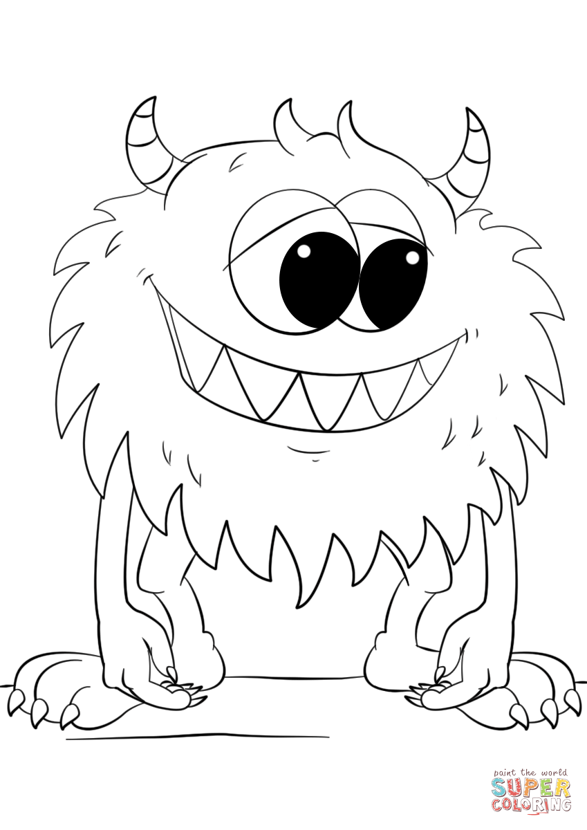 Monster Coloring Pages Printables 78