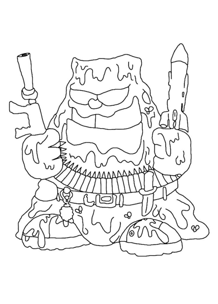 Monster Coloring Pages Printables 8