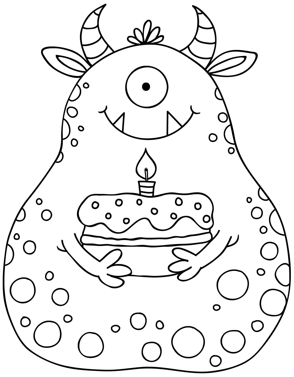 Monster Coloring Pages Printables 83