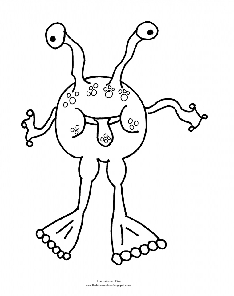 Monster Coloring Pages Printables 92