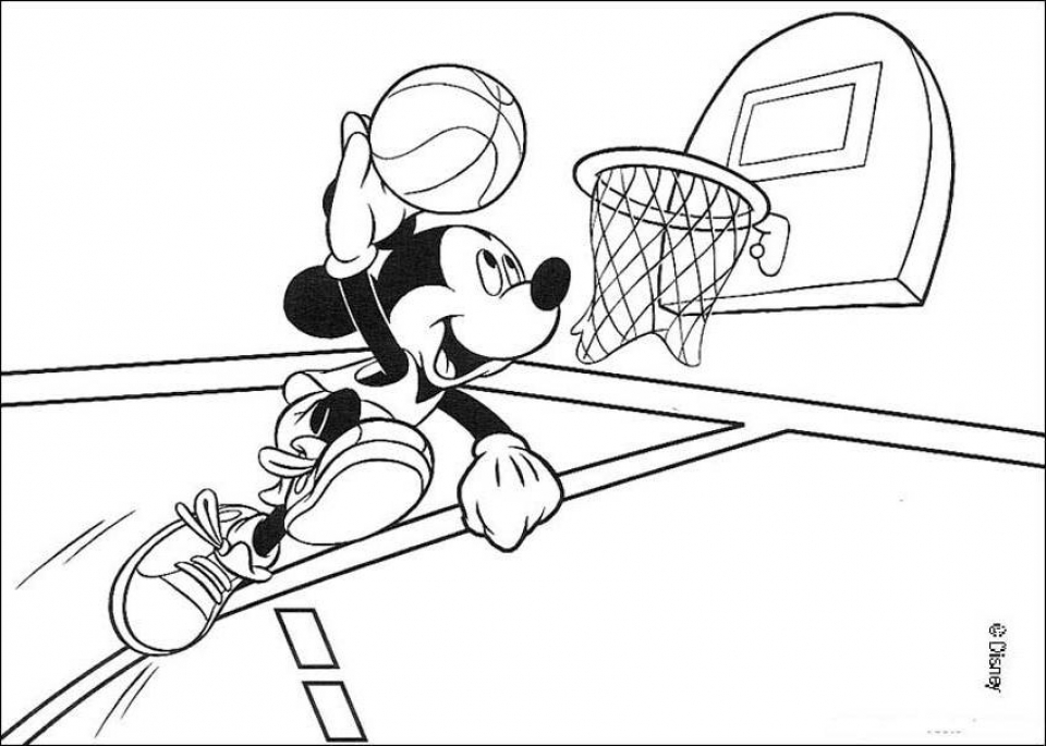 NBA Basketball Coloring Sheets Free Printable 108