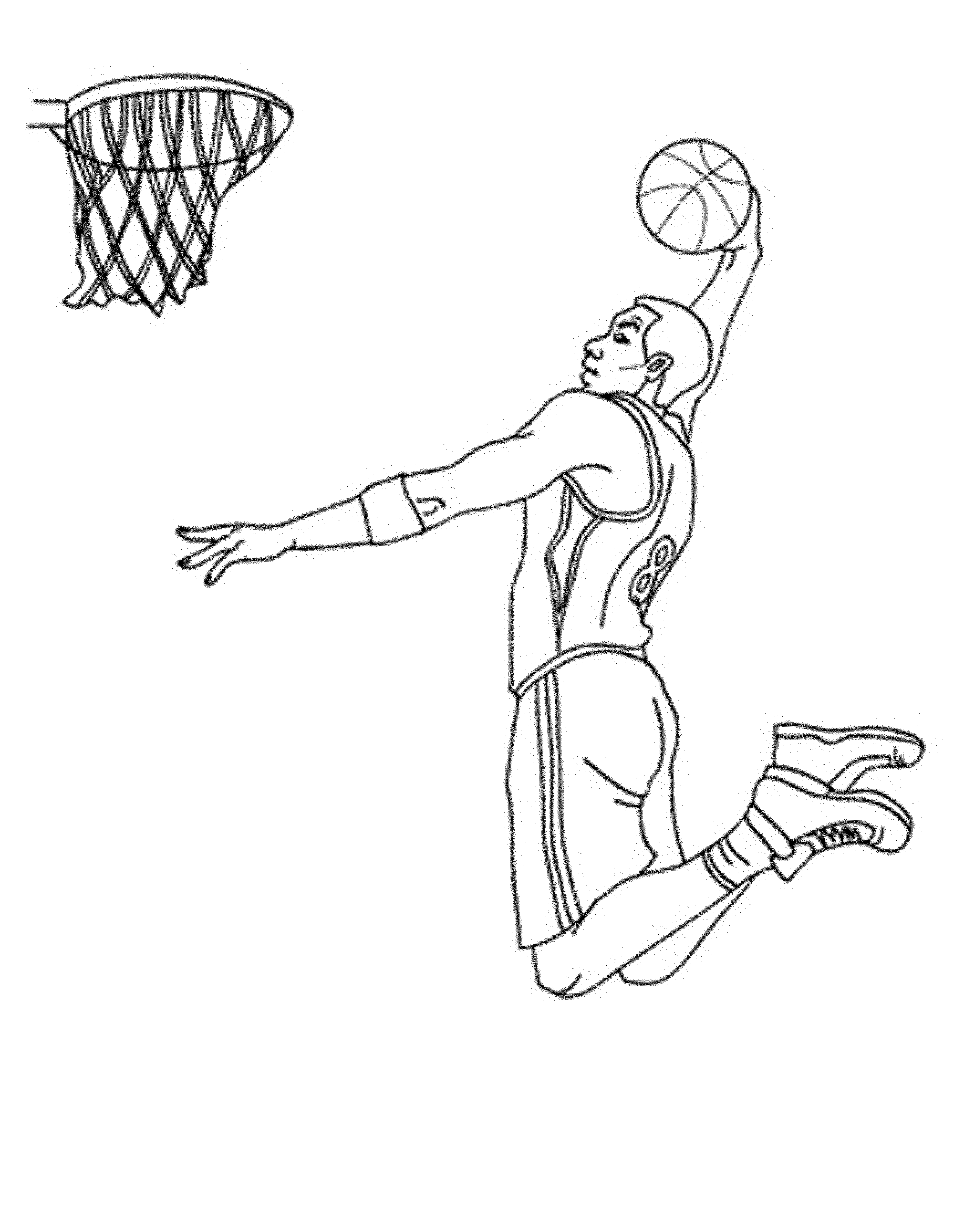 NBA Basketball Coloring Sheets Free Printable 167