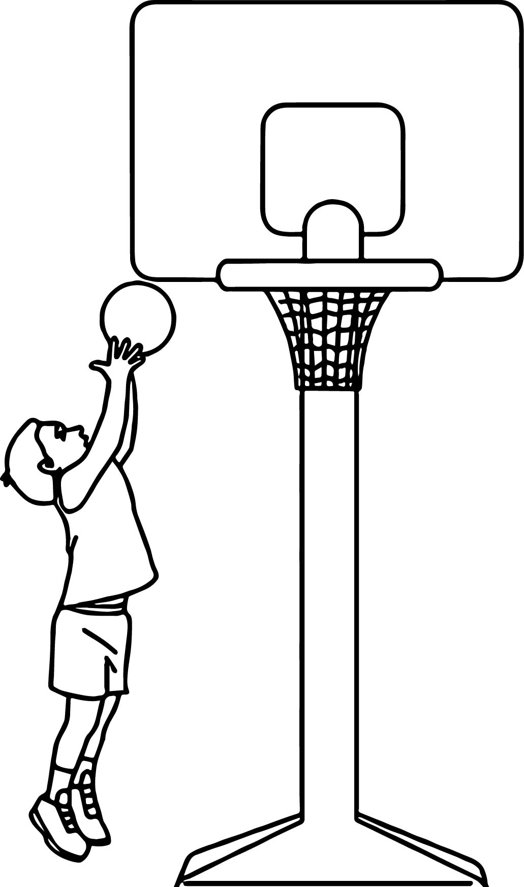 NBA Basketball Coloring Sheets Free Printable 23