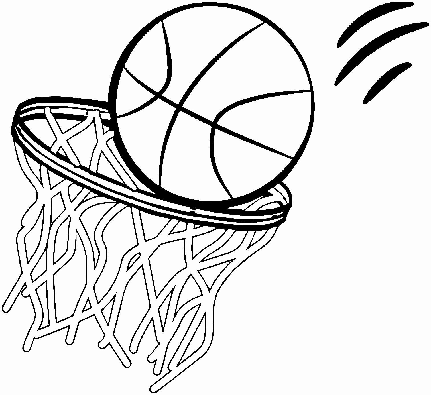 NBA Basketball Coloring Sheets Free Printable 30