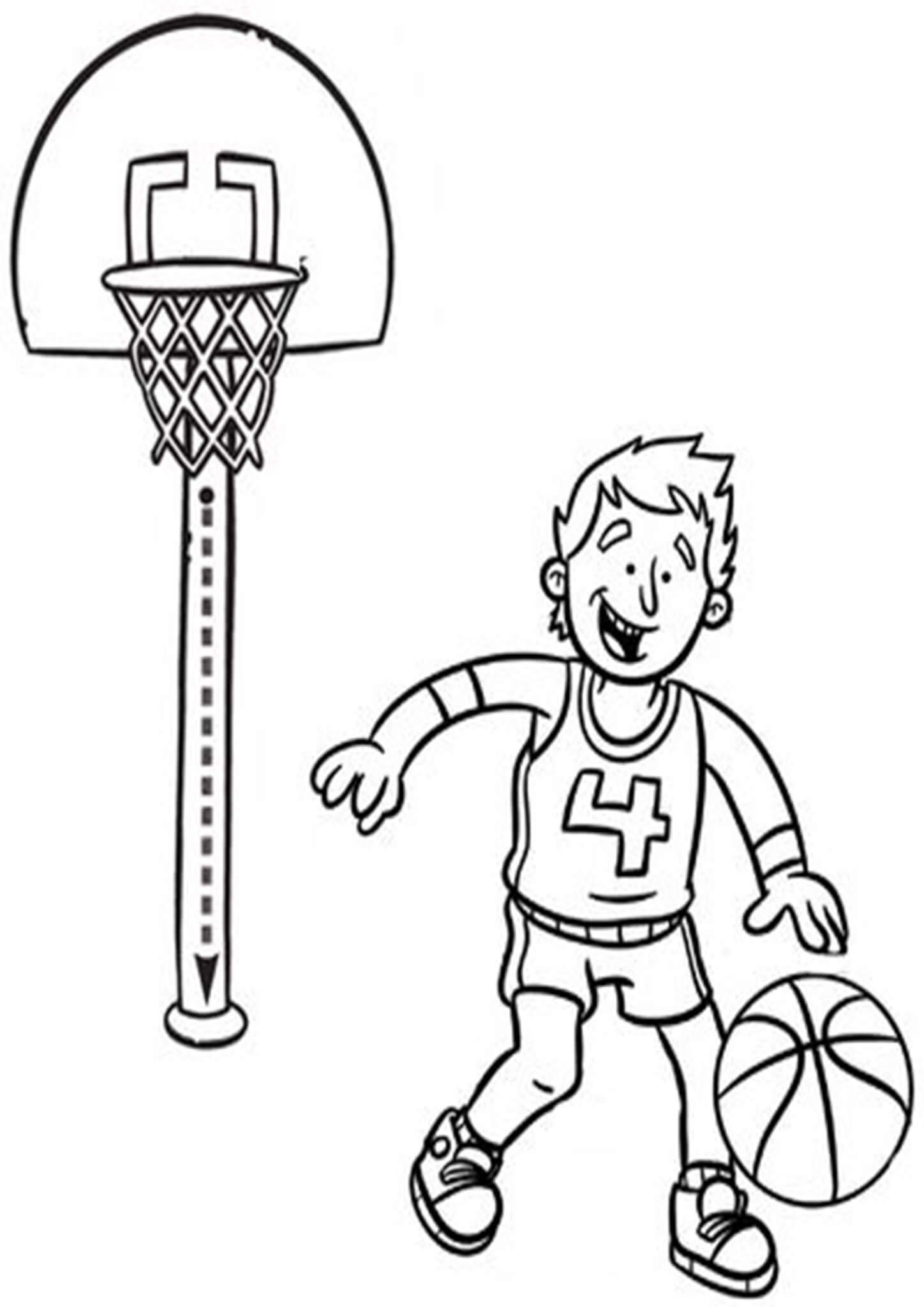 NBA Basketball Coloring Sheets Free Printable 32