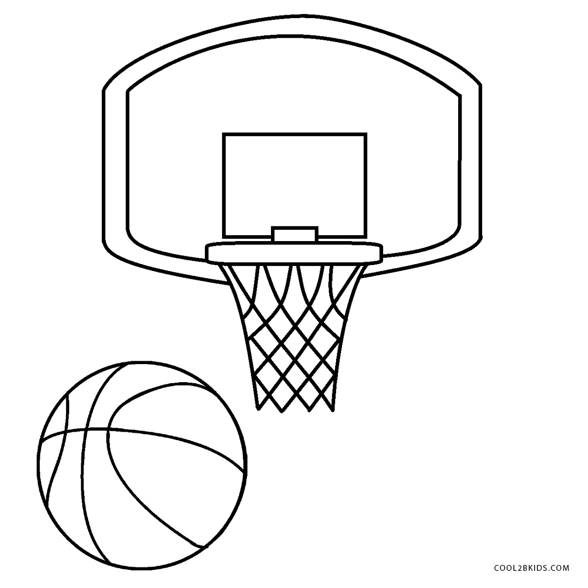 NBA Basketball Coloring Sheets Free Printable 33